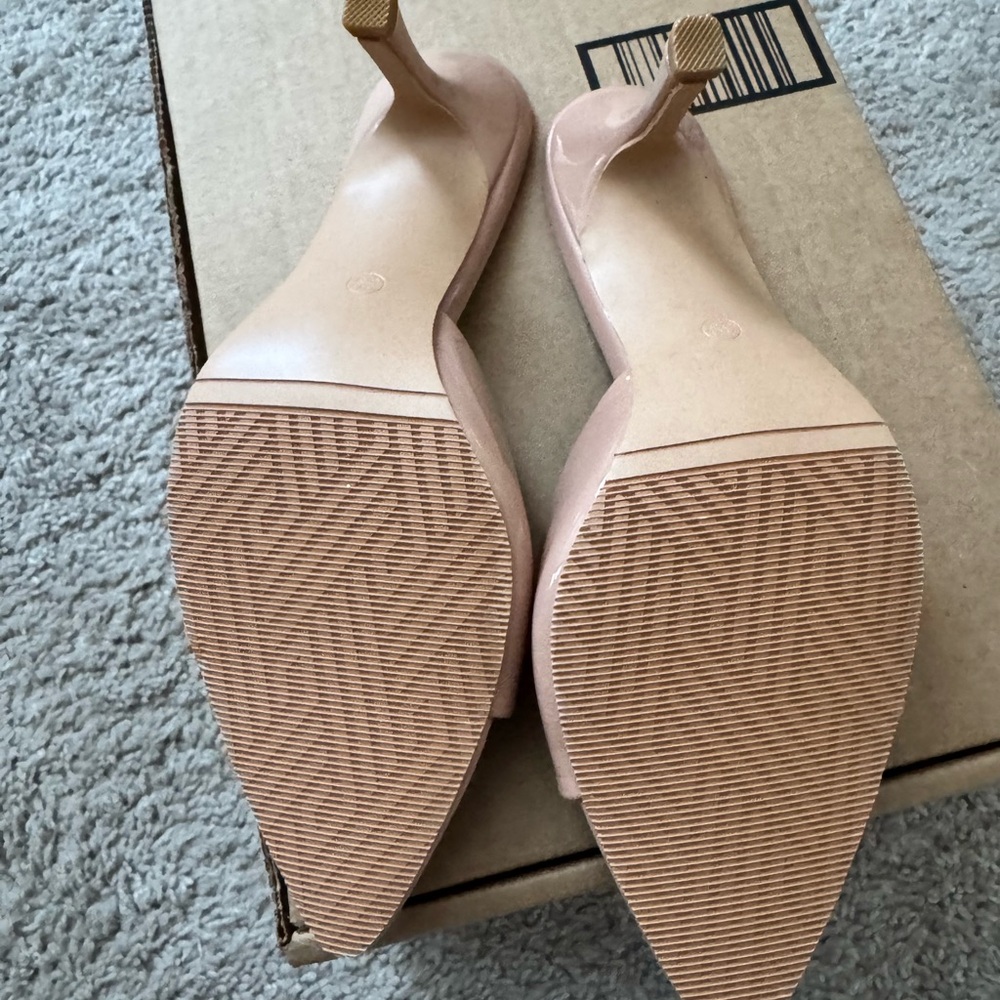 Elegant Nude Women's Heels - Picture 4 of 5